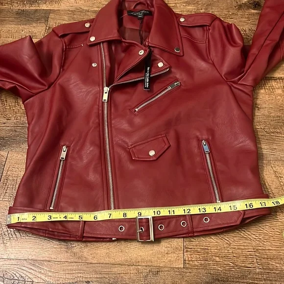 NWT Love Tree Faux Lether Jacket - Picture 5 of 7